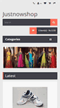 Mobile Screenshot of justnowshop.com